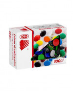 Pripínačky ICO farebné  100ks