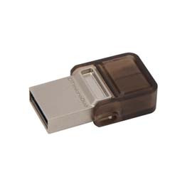 USB kľúč 16GB Kingston microDuo šedý