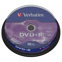 DVD+R Verbatim CakeBox/10ks