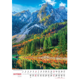 Kalendár nástenný Krásy hôr 2024