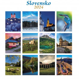Kalendár nástenný SLOVENSKO 2024