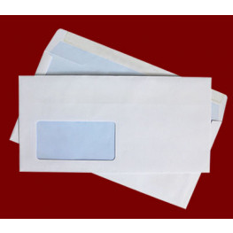 Obálky DL s okienkom ľavým, samolepiace s páskou