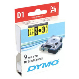 Páska DYMO 40918 9mm/7m čieno-žltá