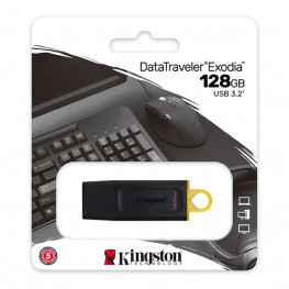 USB kľúč 128GB Kingston DataTravel Exodia čierny